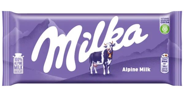 Milka piimašokolaad Alpine Milk 90g