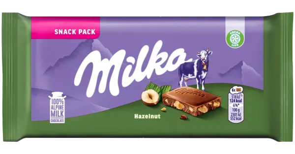 Milka piimašokolaad pähklitega 45g