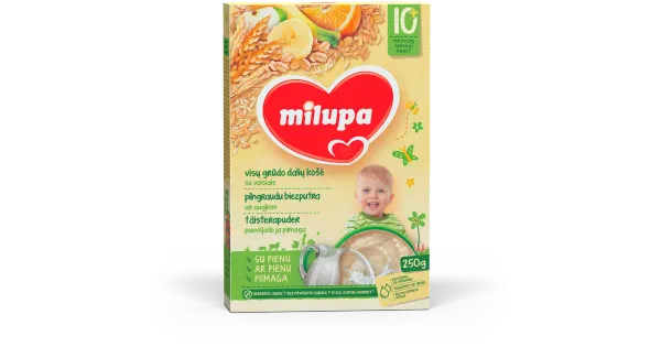Milupa täisterapuder puuvilja, 250g, alates 10-elukuust