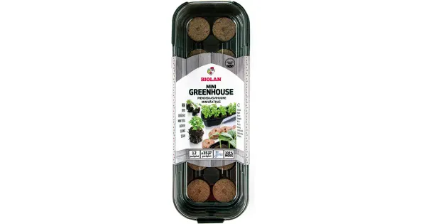 Minikasvuhoone 31,5x11+turbasambla tabl