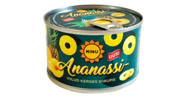 Minu ananassiviilud kerges siirupis 227g