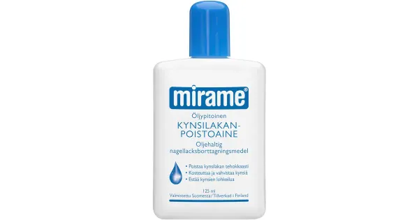 Mirame küüsi hooldav küünelakieemaldaja rapsiõli ja nisuproteiiniga 125ml