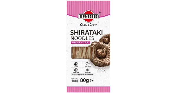 Miyata kuivatatud shirataki-nuudlid Rivière'i titaanjuurest 80 g