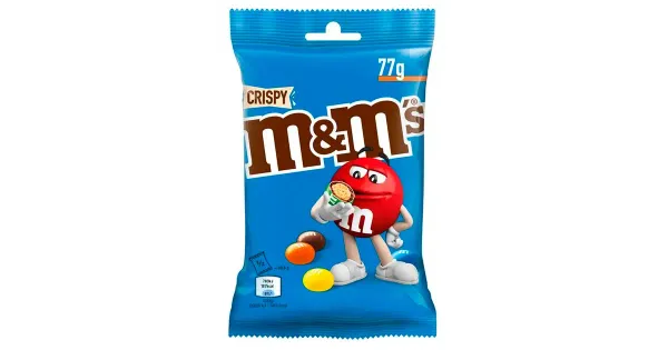 M&M's Crispy kommipakk 77g