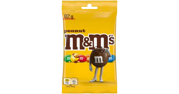 M&M's Pähkliga šokolaadidražeed 82g