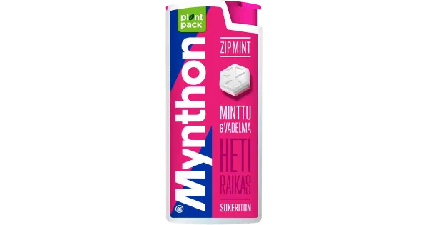 Mnython ZIP Mint vaarika kurgupastillid 30g