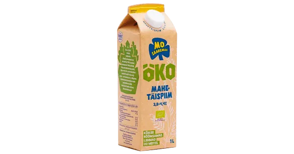 Mo Saaremaa Öko mahetäispiim 3,8 - 4,4% 1L