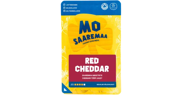 Mo Saaremaa Red cheddar viilutatud juust, 150g