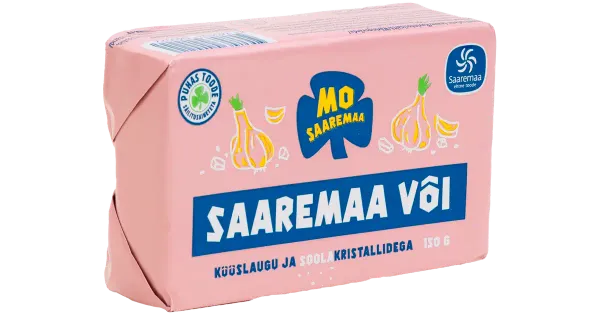 Mo Saaremaa Või küüslaugu ja soolakristallidega, 150g
