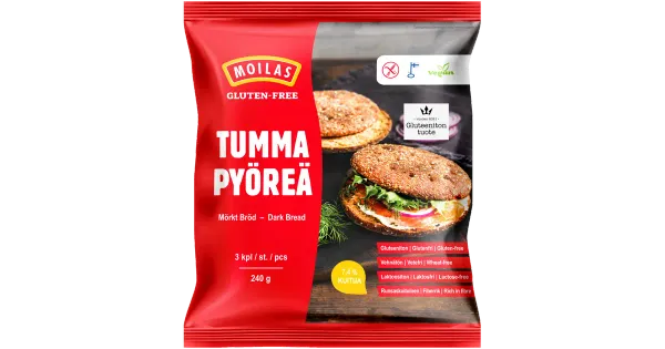 Moilas Gluteenivabad Tumedad Palaleivad 3 tk 240 g