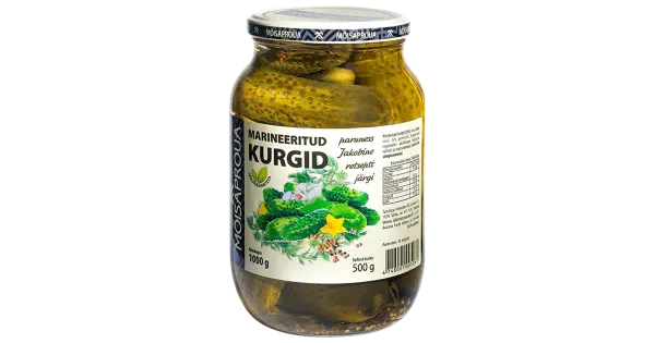 Mõisaproua marineeritud kurgid 1000g