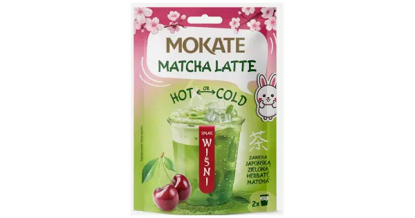 Mokate Matcha latte Kirsimaitseline 40g