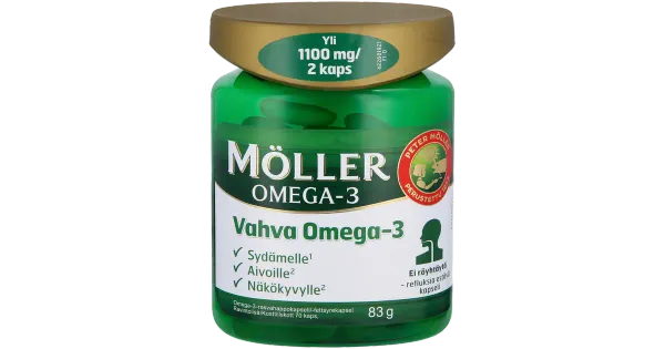 Möller Omega-3 kalaõlikaplsid 70 tk 90 g