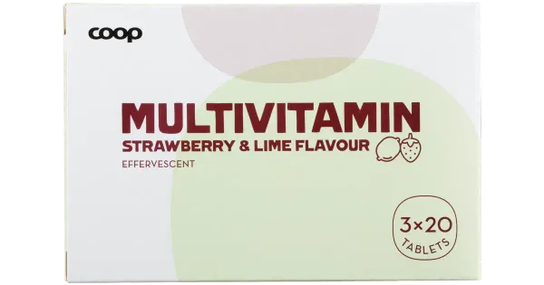 Coop Monivit ABCDE vitamiinid laimiga 20tk, 3-Pakk