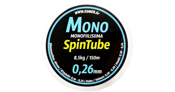 Monofiilnöör Spintube 0,26mm/150M