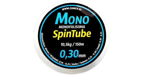 Monofiilnöör Spintube 0,30mm/150M