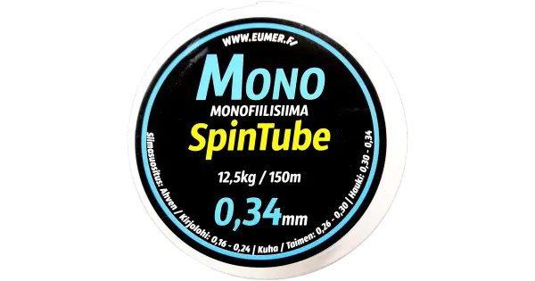 Monofiilnöör Spintube 0,34mm/150M