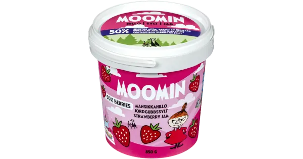 Moomin maasikamoos 850g