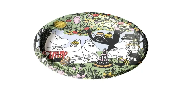 Moomin papptaldrik Muumide pidu 22cm 12tk