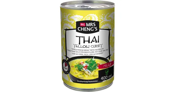 Mrs Cheng's thai kollase karriga valmis kaste 400 ml