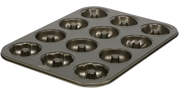 Muffinivorm 12-muffinile 35x26,5x2 cm, pruun