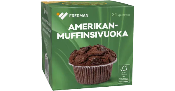 Muffinivormid Fredman American 24tk