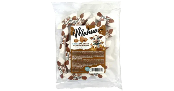 Muhuu soolakaramelli kompvek 200gr