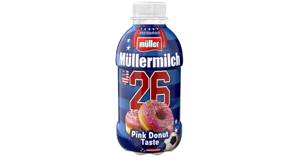 Müller roosa sõõriku maitselinepiimajook, 400 g