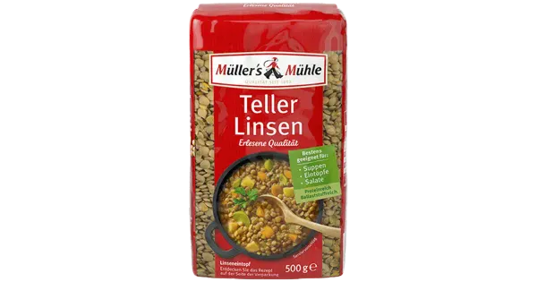 Müller`s mühle läätsed 500 g
