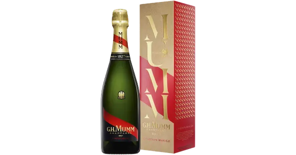 Mumm Cordon Rouge Brut Champagne KPN kvaliteetvahuvein 12,5%vol 1,5 l