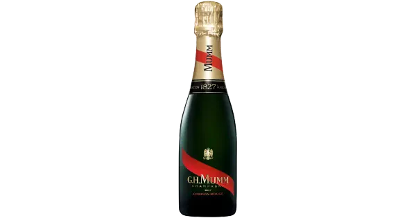 Mumm Cordon Rouge Brut Champagne KPN kvaliteetvahuvein 12%vol 375ml