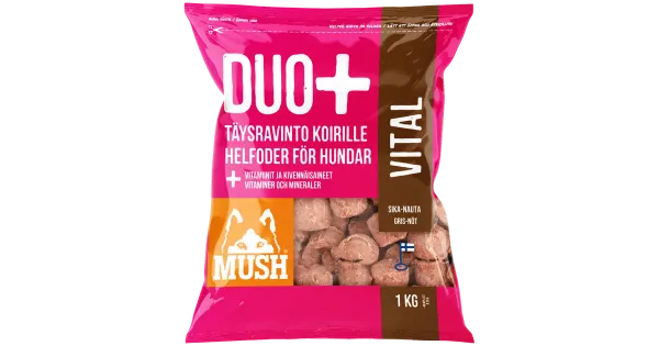 Mush Duo Siga-Veis lemmikloomadele 1KG