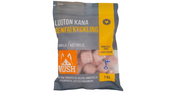 Mush luudeta külmutatud kanaliha koertele 1 kg