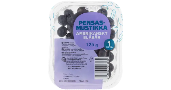 Mustikad 125 g Coop