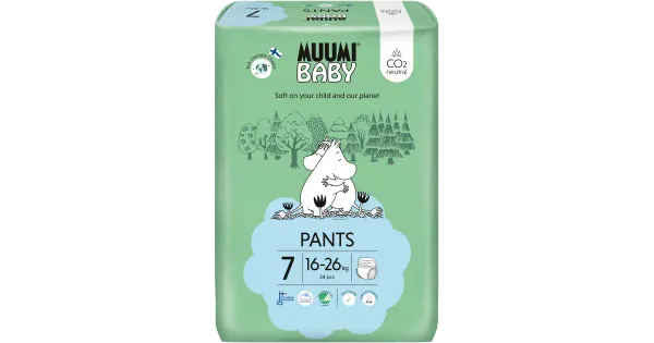 Muumi Baby püksmäkmed Walkers 7, 16-26 kg, 34 tk
