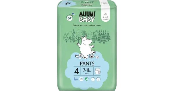 Muumi Walkers4 Maxi Püksmähe 7-11kg 40 tk.