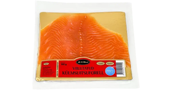 M.V.Wool Külmsuitsuforell, Viilutatud 100 G
