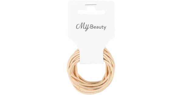 My beauty juuksekummid beež õhuke 15tk