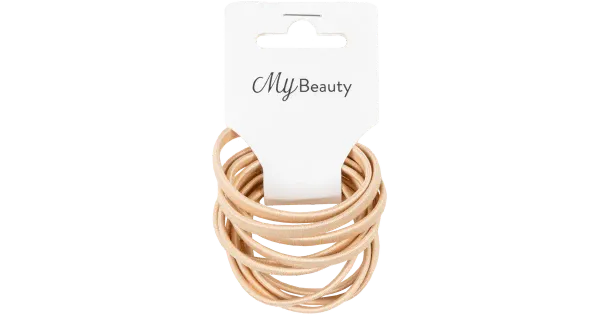 My Beauty juuksekummid beež väike 10tk