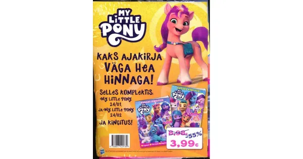 My Little Pony ajakirjade komplekt
