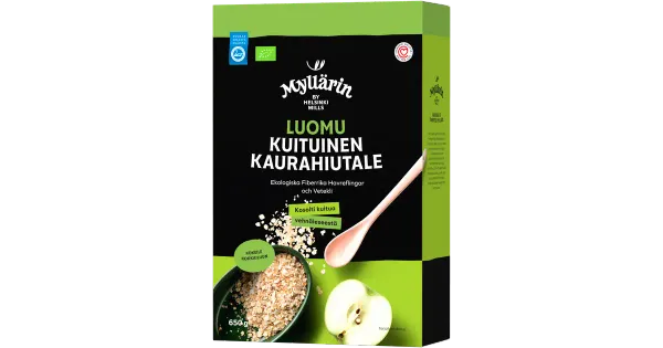 Myllärin ökoloogilised kaerahelbed nisukliidega 650 g
