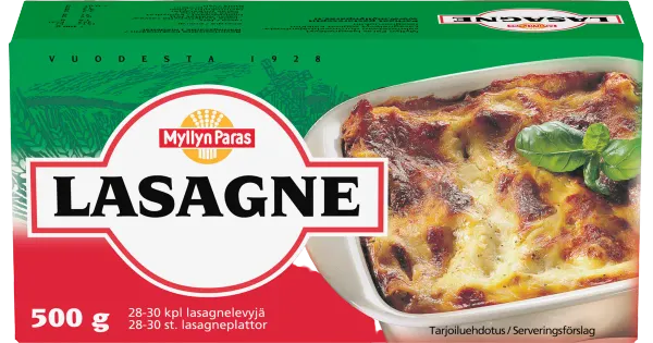 Myllyn Paras eelkeedetud lasanjeplaadid, 500 g