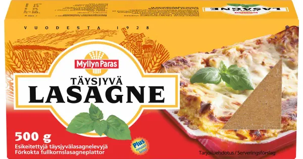 Myllyn Paras eelkeedetud täisteralasanjeplaadid 500 g