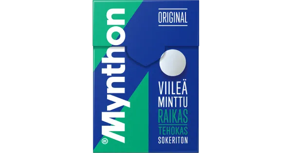 Mynthon suhkruvabad piparmündi kurgupastillid 85 g