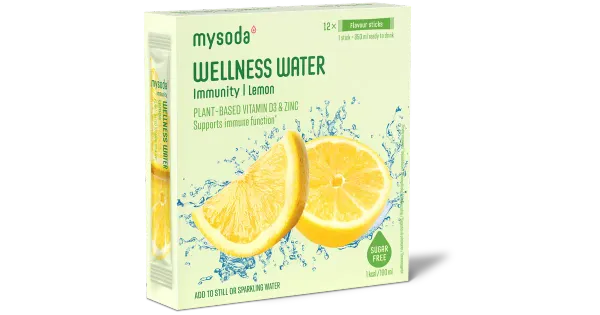 Mysoda Wellness Water Sidruni joogipulber 12x4g