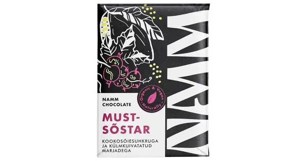 NAMM Chocolate mahe mustsõstrašokolaad 37g
