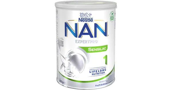 NAN SENSILAC 1 piimal põhinev imiku piimasegu 800G, alates sünnist