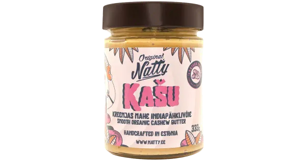 Natty kašu - mahe indiapähklivõie 333g