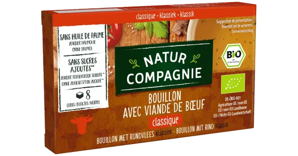 Natur Compagnie mahe veiselihapuljong 8 tk 96 g