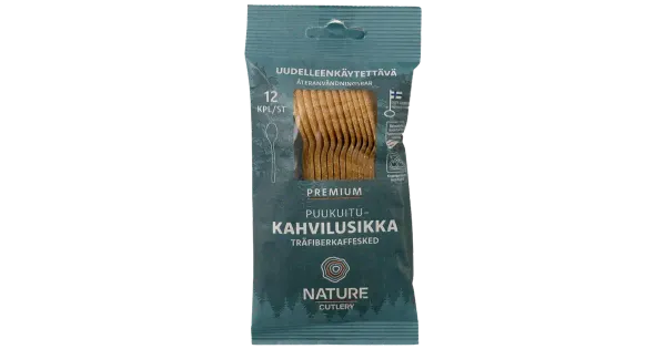 Natureline korduvkasutatavad teelusikad 12tk
